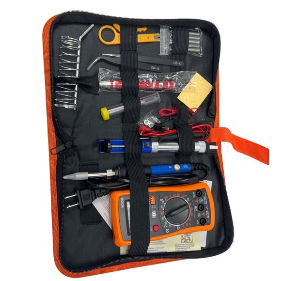 Other - Electronics Repair Kit W/ Multimeter Soldering Tools & Accessories Portable Case